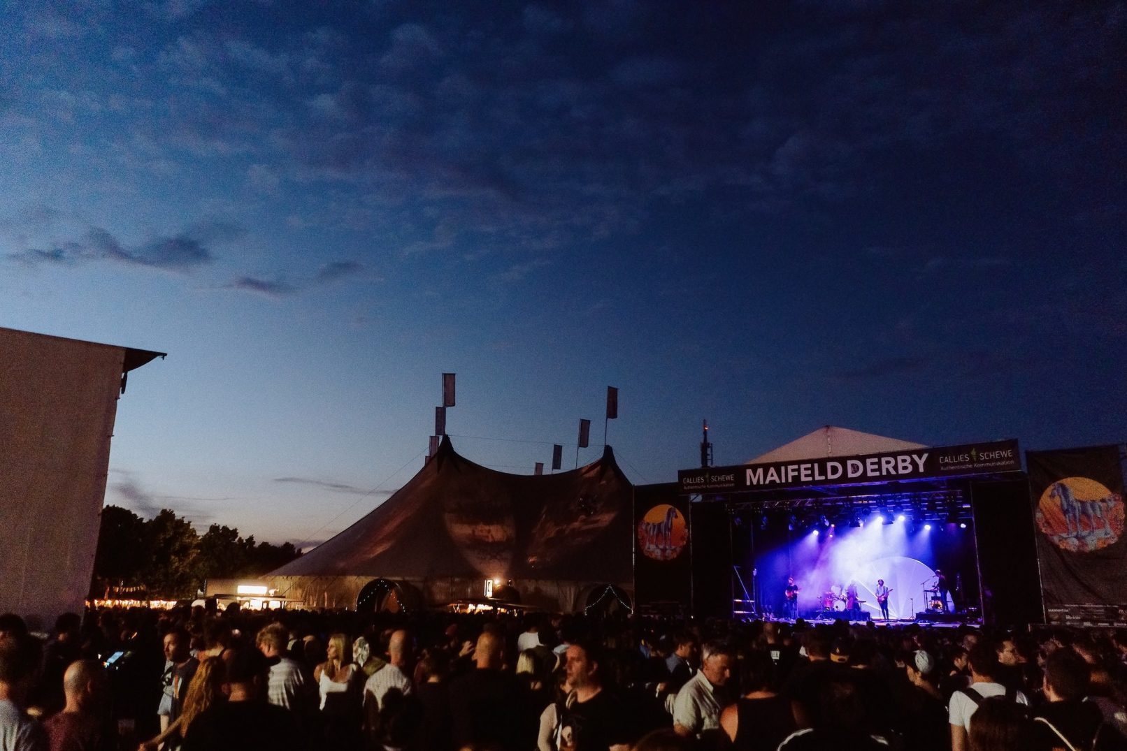 Maifeld Derby Mannheim 2019 Reportage nachthimmel